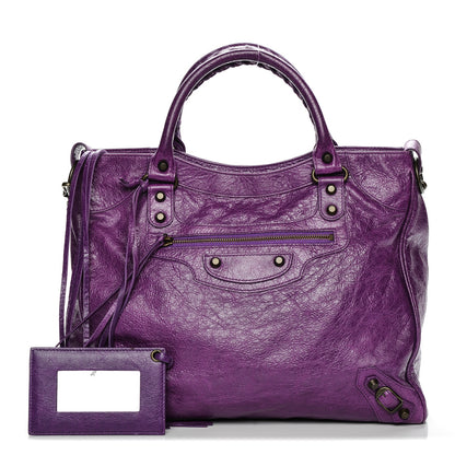 Balenciaga Agneau Classic Hardware Velo Ultraviolet 1 of 8