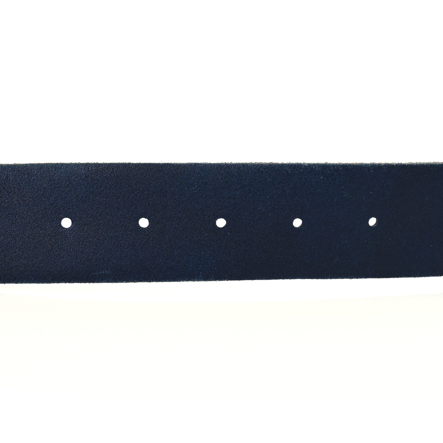 Gucci Cuoio Toscano Nickel Double Double G 40mm Belt 95 38 Blue 5 of 9