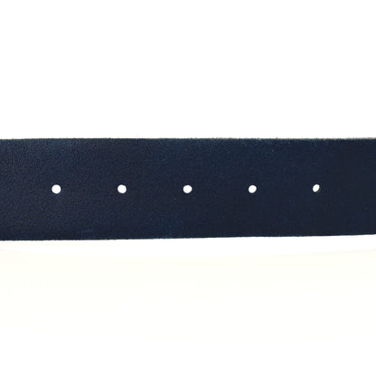 Gucci Cuoio Toscano Nickel Double Double G 40mm Belt 95 38 Blue 5 of 9