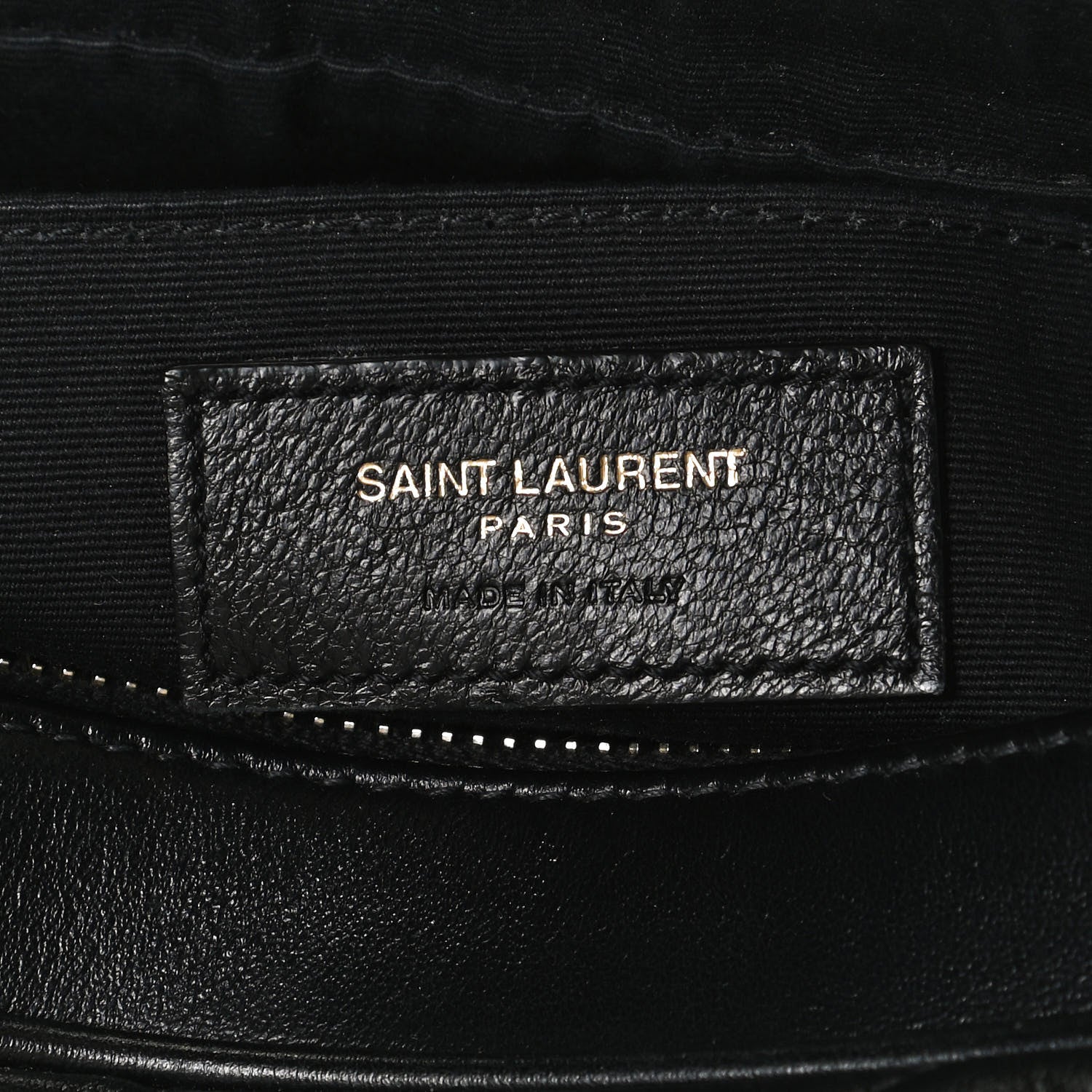 Saint Laurent Calfskin Matelasse Monogram Lou Camera Bag Black 6 of 10