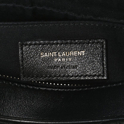 Saint Laurent Calfskin Matelasse Monogram Lou Camera Bag Black 6 of 10
