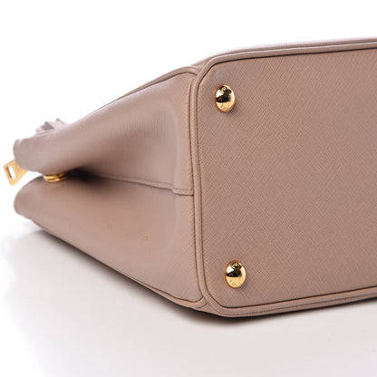 Prada Saffiano Small Galleria Double Zip Tote Cammeo 8 of 12
