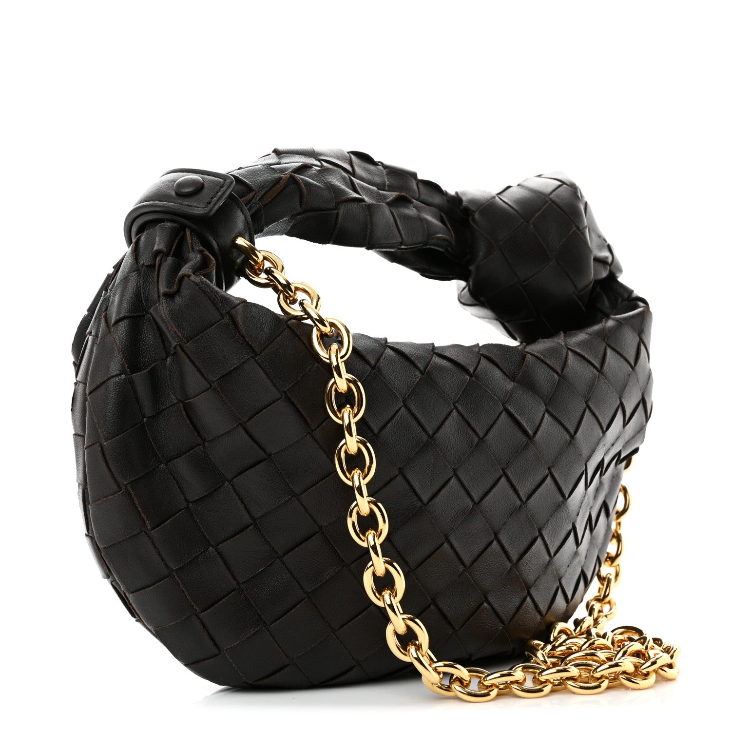 Bottega Veneta Nappa Intrecciato Mini Chain Jodie Fondant 3 of 12