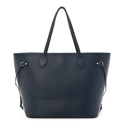 Louis Vuitton Epi Neverfull MM Indigo 3 of 12