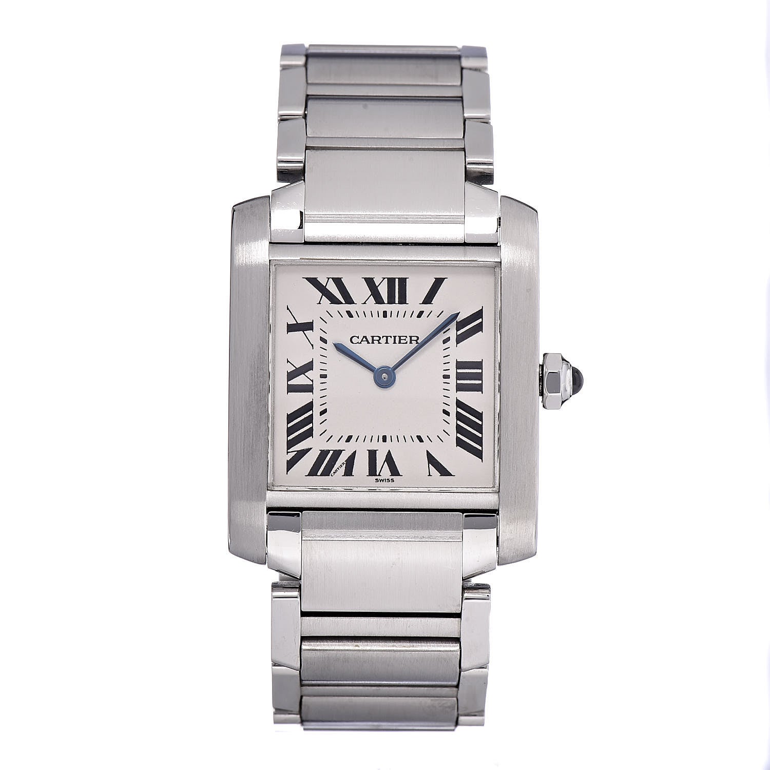 Cartier Stainless Steel 25mm Tank Francaise Quartz Watch 1 of 10