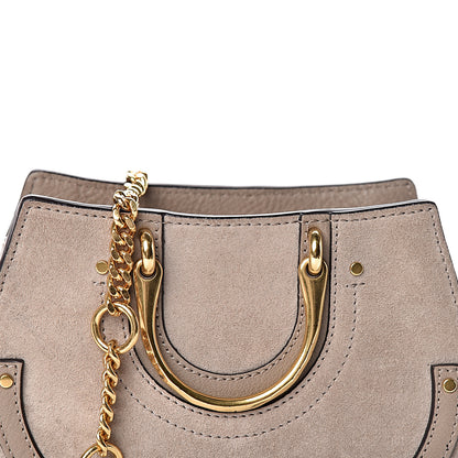 Chloe Calfskin Suede Mini Pixie Signature Belt Bag Motty Grey 10 of 10