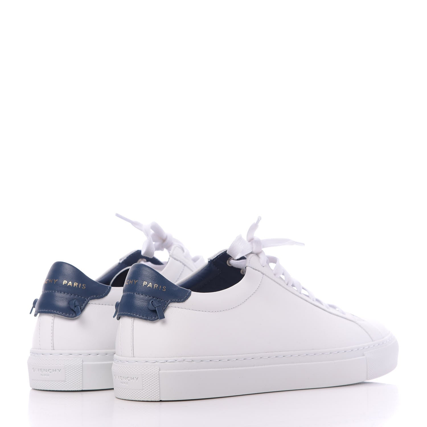 Givenchy Calfskin Womens Urban Street Sneakers 38.5 White Blue 4 of 8