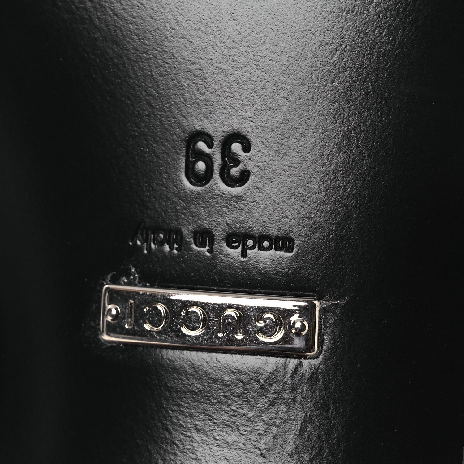 Gucci Tela Retino Kid Scamosciato Crystal GG Monogram Square G 35mm Slingback Pumps 39 Black 8 of 9