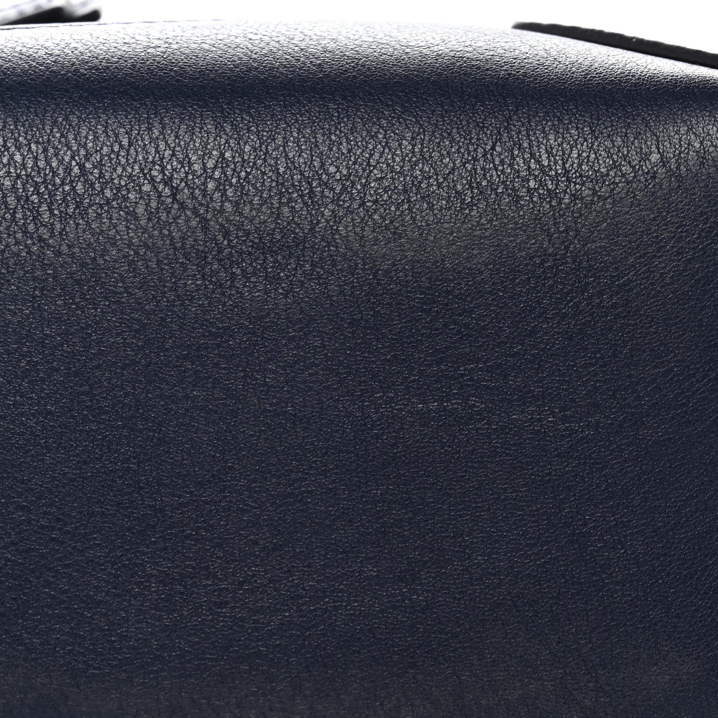 Calfskin Small Puzzle Edge Bumbag Navy Blue