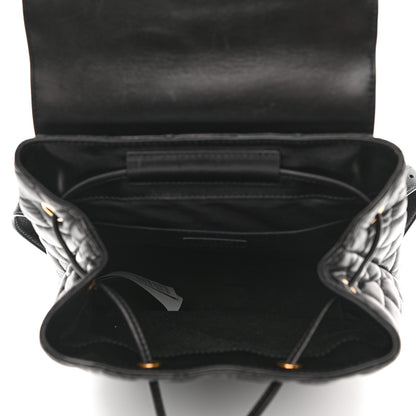 Versace Calfskin Quilted Medusa Backpack Black 5 of 8