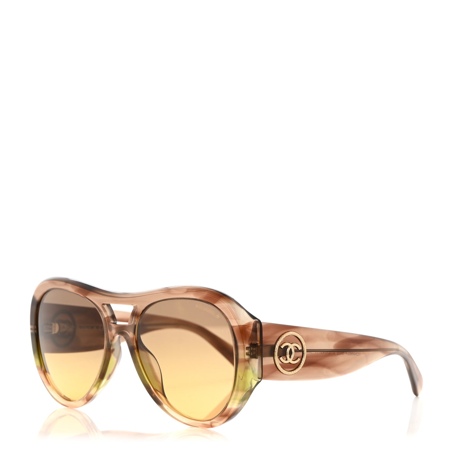 Acetate CC Pilot Sunglasses 5508 Brown