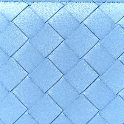 Bottega Veneta Nappa Intrecciato Small Bi-Fold Zip Wallet Ice 7 of 7