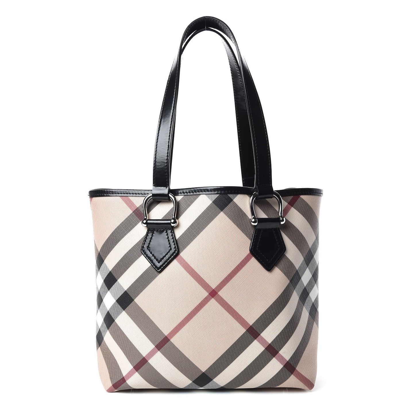 Supernova Check Tote Black