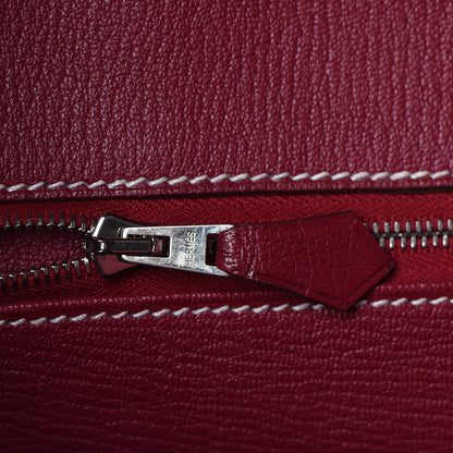 Hermes Epsom Candy Birkin 35 Rose Tyrien Rubis 28 of 33