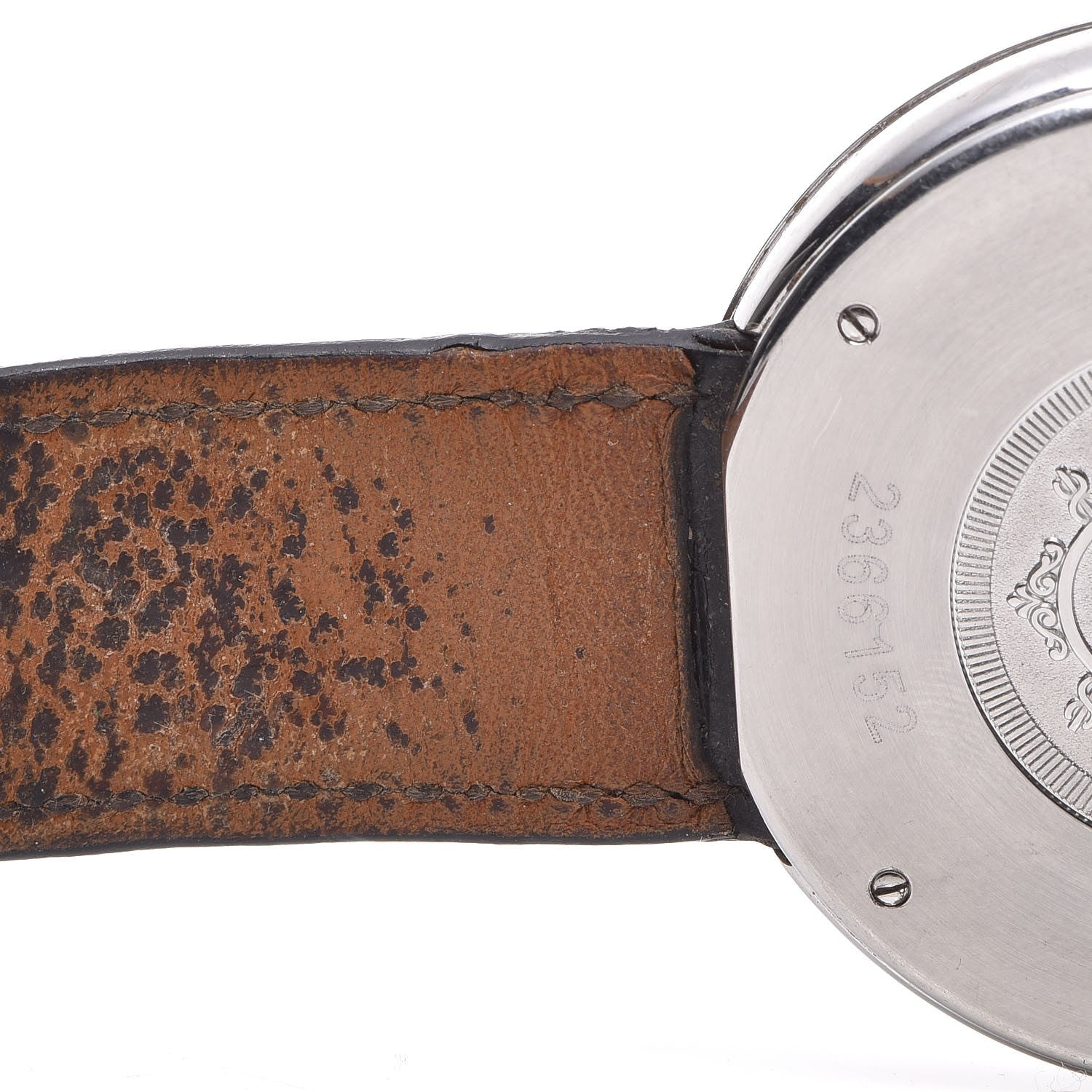 Hermes Stainless Steel Alligator 41.5mm Arceau Automatic Watch Havane 9 of 11