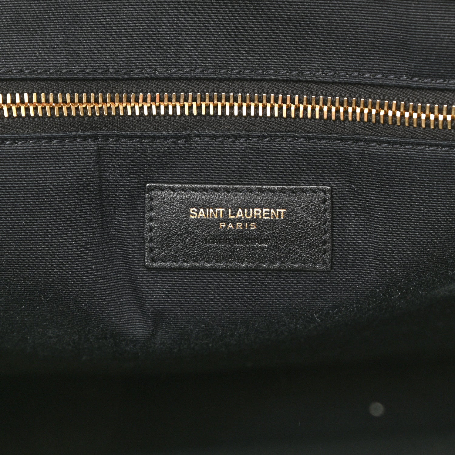 Saint Laurent Canvas Calfskin Leopard Print Rive Gauche Noe Tote Natural Black 6 of 9