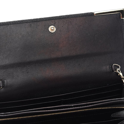 Gucci Soft Microguccissima Dice Chain Wallet Black 9 of 9