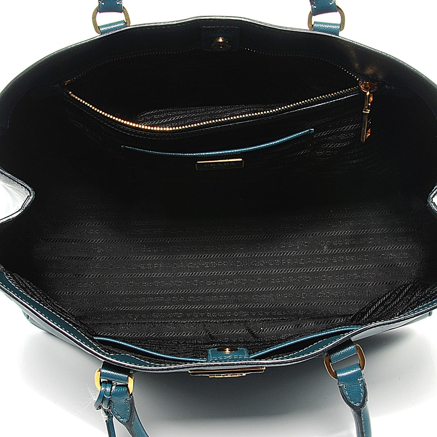 Prada Saffiano Lux Tote Ottanio 5 of 10