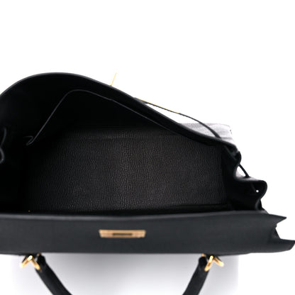 Hermes Togo Kelly Retourne 32 Black 7 of 35