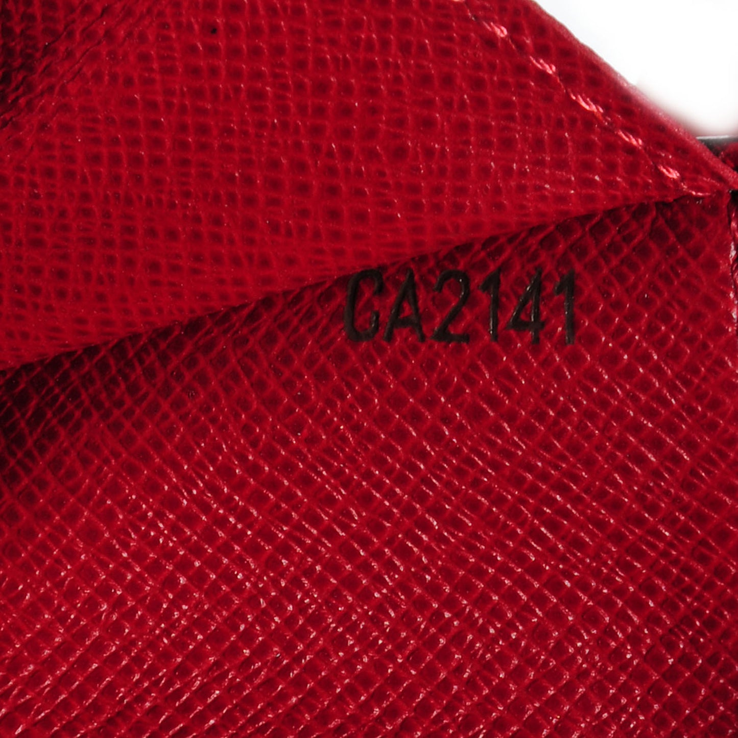 Monogram Emilie Wallet Red