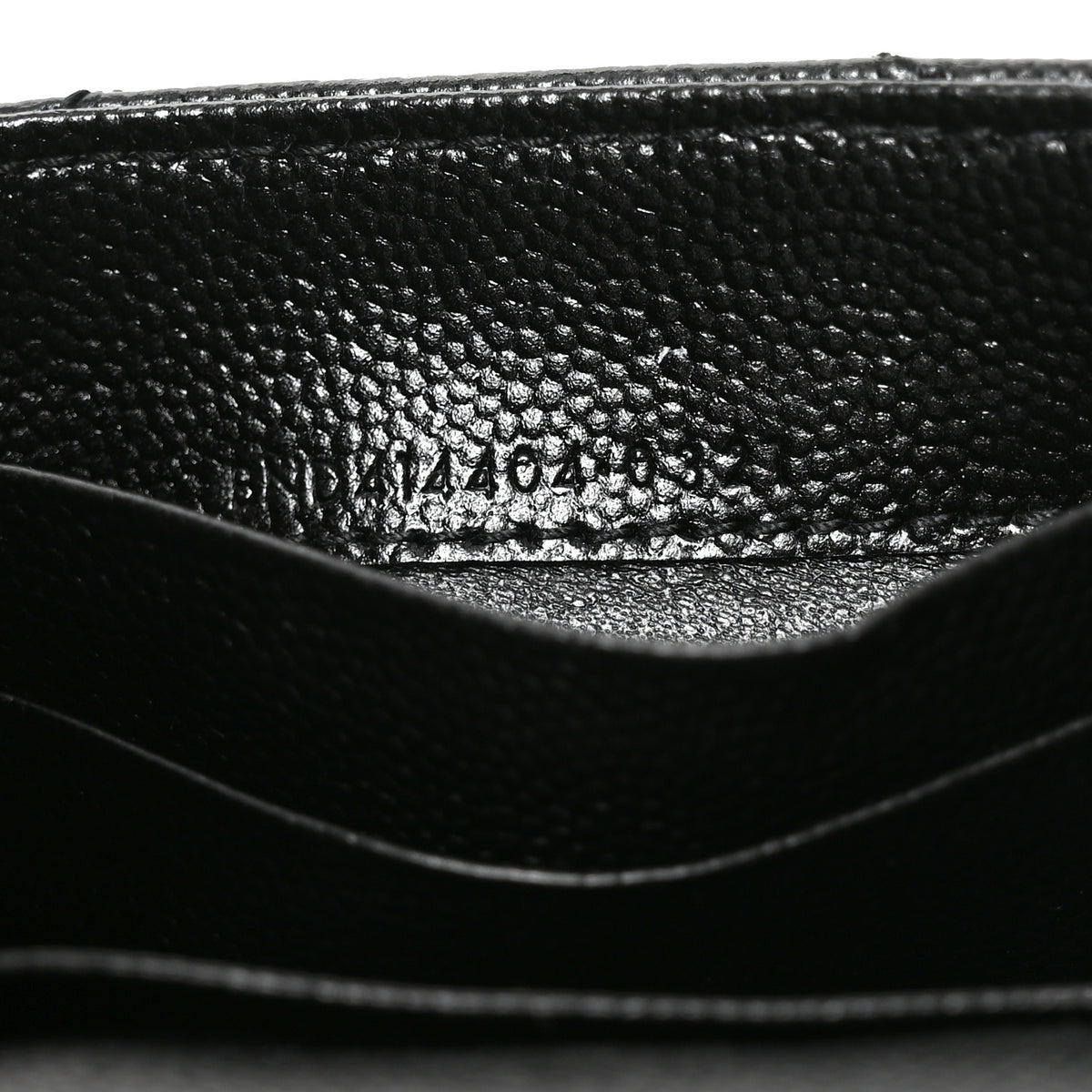 Grain De Poudre Matelasse Chevron Small Monochrome Monogram Envelope Wallet Black