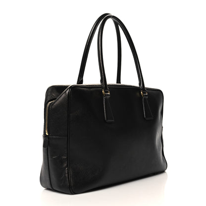 Prada Saffiano Lux Bauletto Black 3 of 9