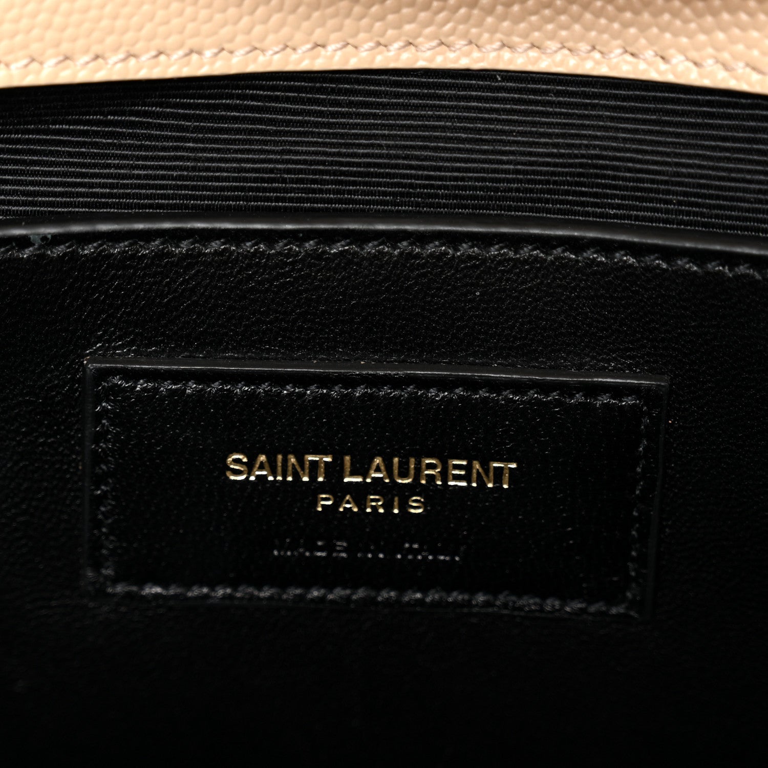 Saint Laurent Grain De Poudre Medium Monogram Kate Satchel Nude Powder 6 of 12