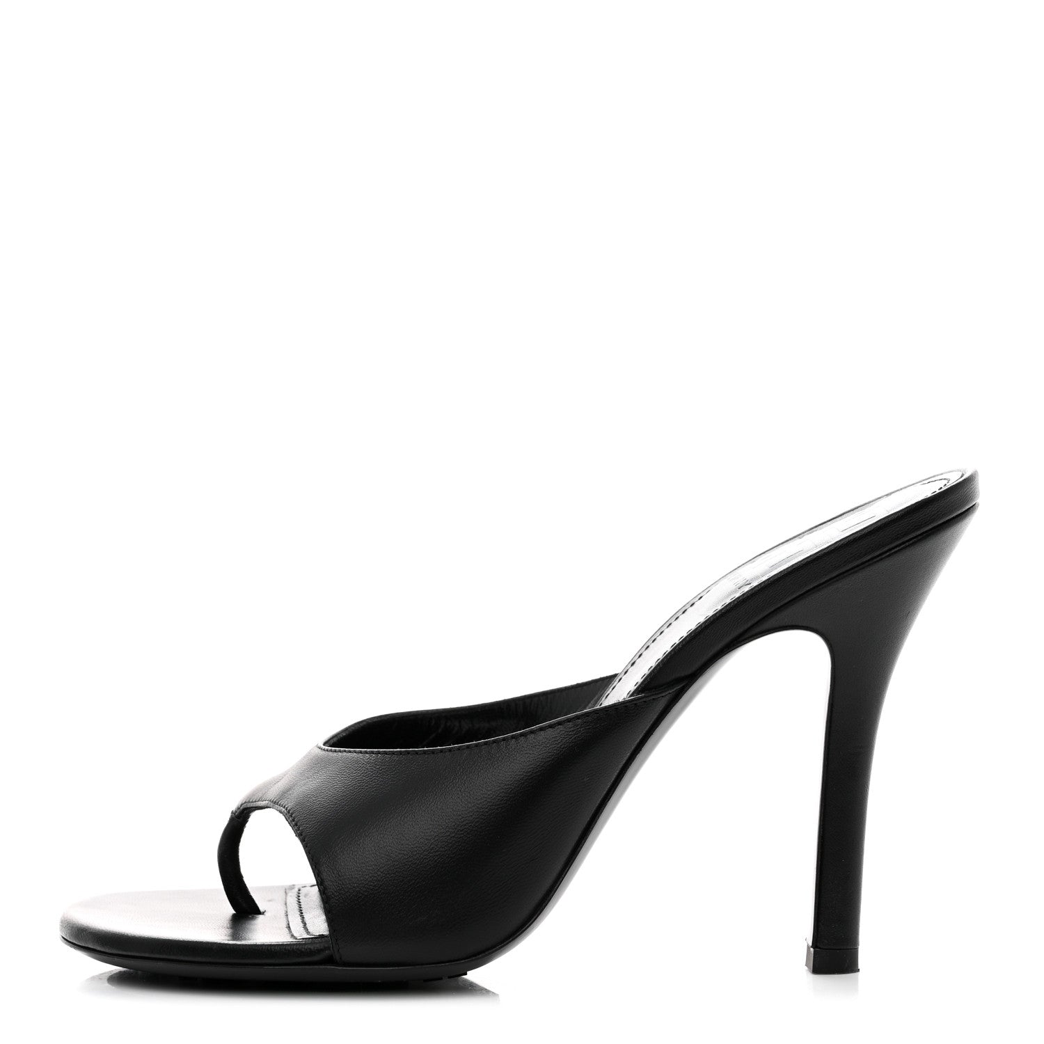 Givenchy Calfskin Thong-Strap Sandals Mules 39 Black 1 of 9