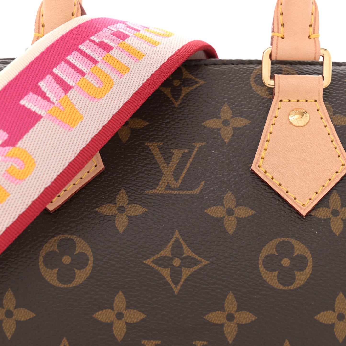 Monogram Speedy Bandouliere 20 Fuchsia