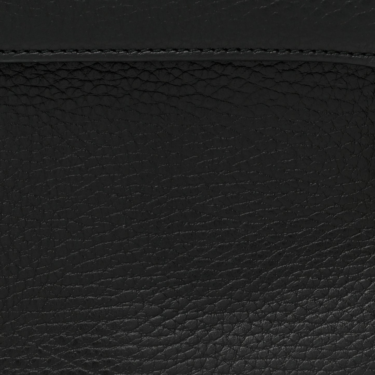 Dollar Calfskin Medium Interlocking G Top Handle Shoulder Bag Black