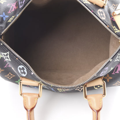 Louis Vuitton Monogram Multicolor Speedy 30 Black 5 of 16