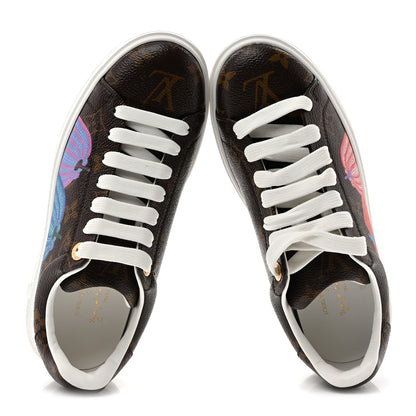 Louis Vuitton LV X YK Monogram Pumpkin Time Out Sneakers 36.5 2 of 10