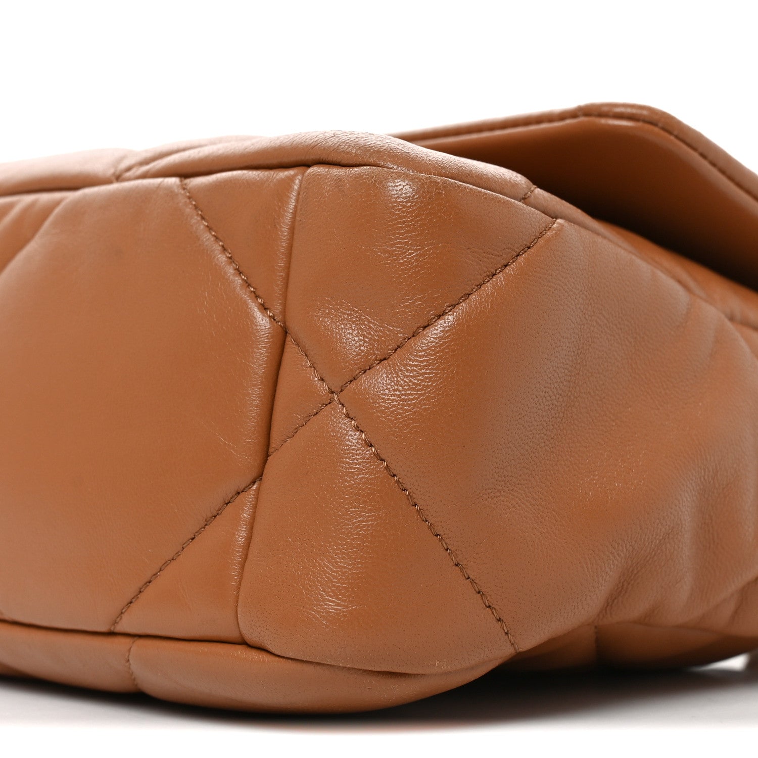 Chanel Lambskin Quilted Medium Chanel 19 Flap Brown 10 of 10