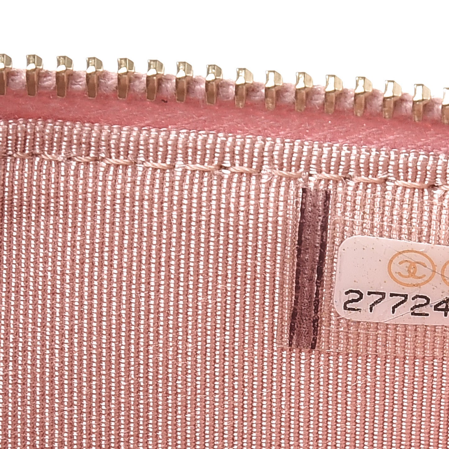 Iridescent Caviar Quilted Classic iPhone Pouch Rose Pink
