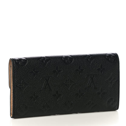 Louis Vuitton Empreinte Emilie Wallet Black Dune 3 of 11
