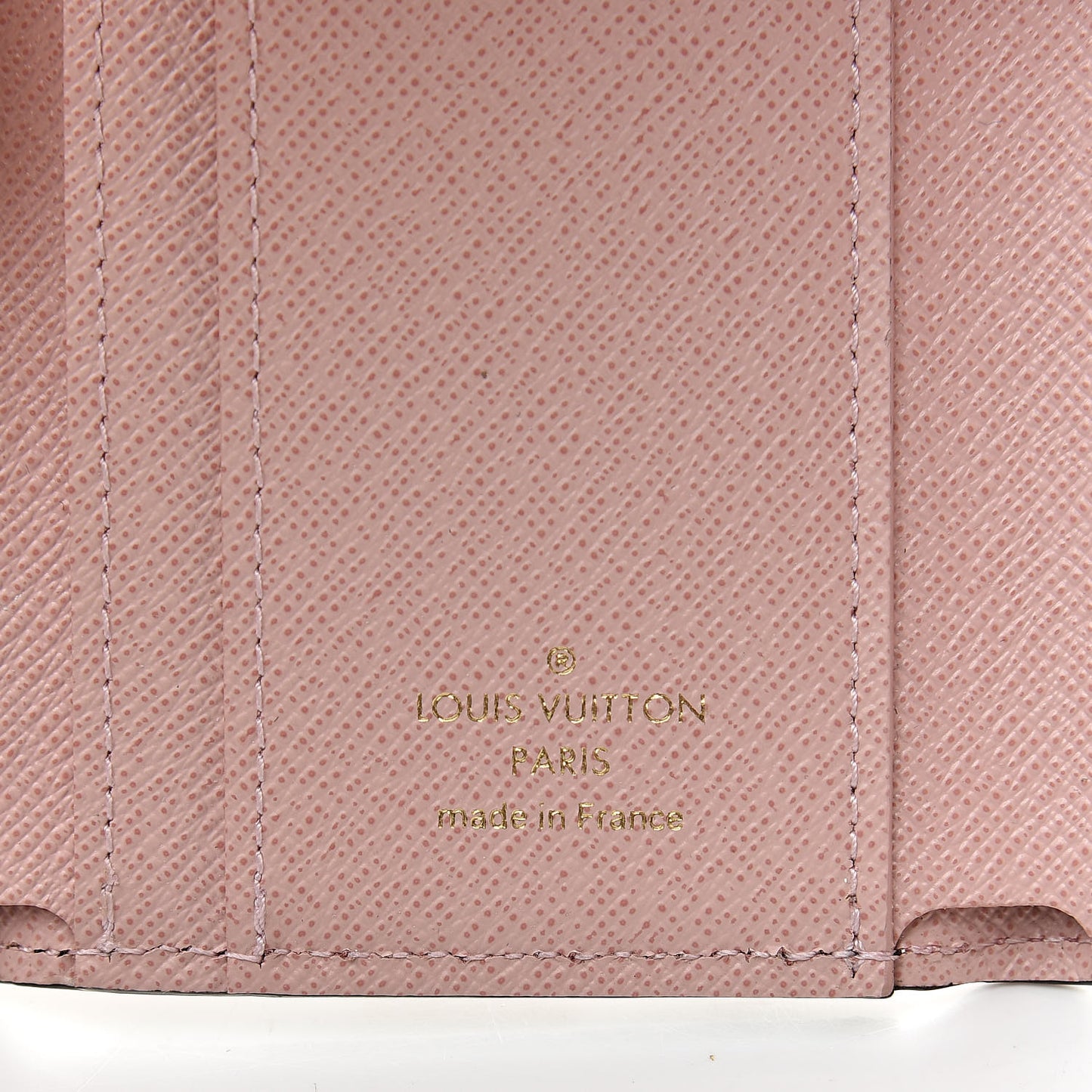 Damier Ebene Zoe Wallet Rose Ballerine