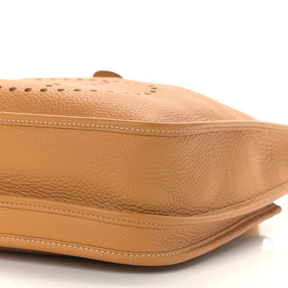 Hermes Taurillon Clemence Evelyne III PM Natural Sable 9 of 11