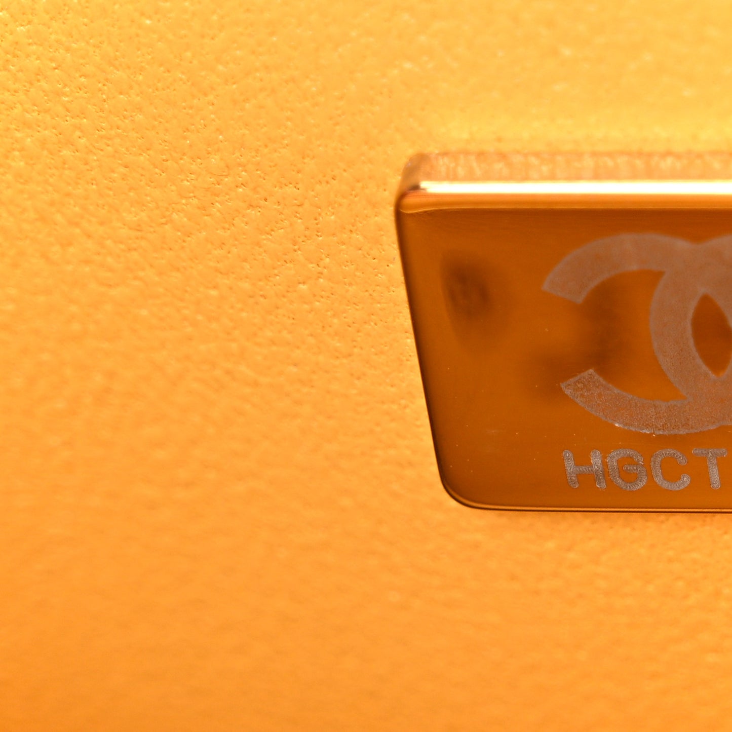 Lambskin Quilted Mini Top Handle Rectangular Flap Yellow