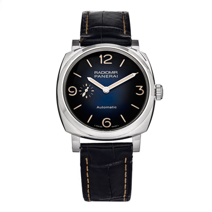 Panerai Stainless Steel Alligator 42mm Radiomir Automatic Watch Blue PAM00933 1 of 6