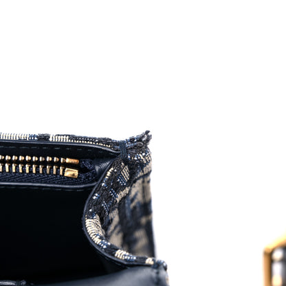 Christian Dior Oblique Saddle Belt Bag Blue 9 of 9