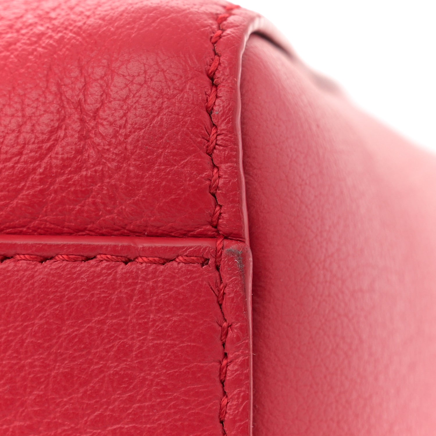 Balenciaga Smooth Calfskin Logo XXS Everyday Tote Vivid Red Black 10 of 12