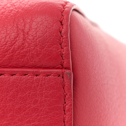 Balenciaga Smooth Calfskin Logo XXS Everyday Tote Vivid Red Black 10 of 12