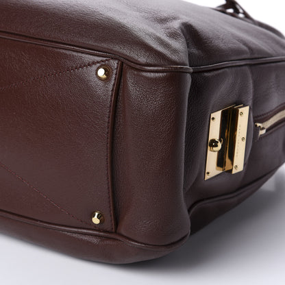 Marc Jacobs Lambskin Prince Georgie Flight Tote Chestnut 7 of 10