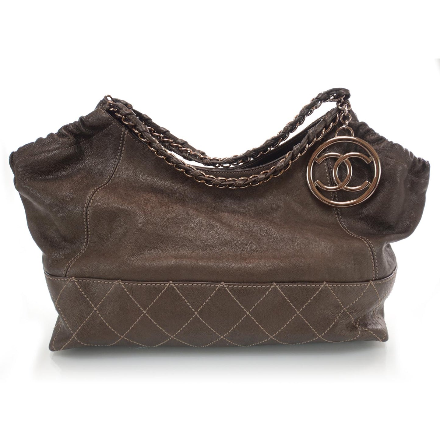 Leather Baby Coco Cabas Bronze