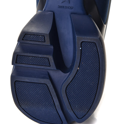 Christian Dior Neoprene Rubber Womens D-Connect Sneakers 41 Indigo Blue 10 of 11