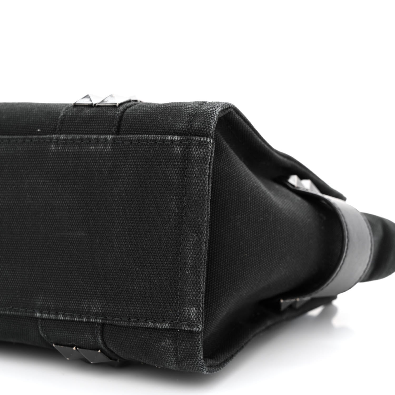 Marc Jacobs Cotton Canvas Mini The Stud Tote Bag Black 10 of 11