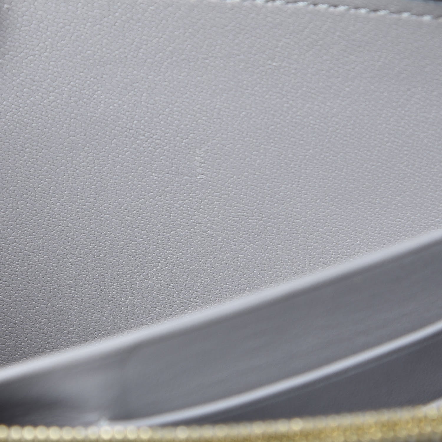 Celine Lambskin Large Zip Around Multifunction Wallet Grey 14 of 14