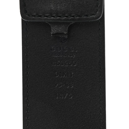 Gucci Moon Calfskin Pearl Double G 40mm Belt 95 38 Black Cream 3 of 5