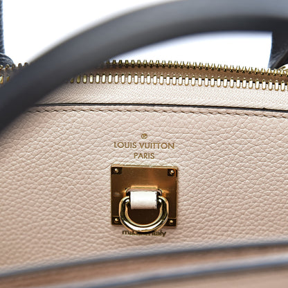 Louis Vuitton Taurillon City Steamer MM Kaki Cream Black 6 of 10