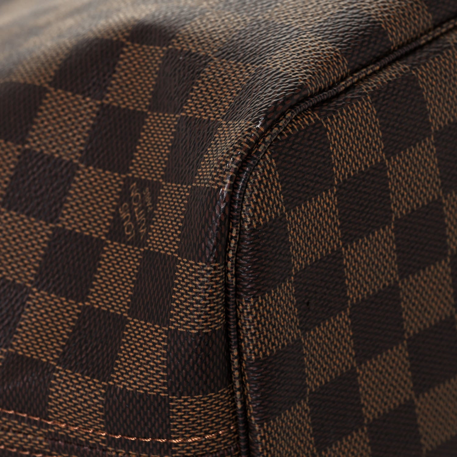 Louis Vuitton Damier Ebene Neo Neverfull MM Rose Ballerine 9 of 14